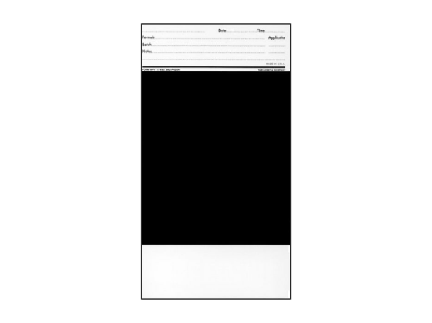 왁스 & 폴리시 테스트 차트 (Wax and Polish Test Charts) - Form WP-1